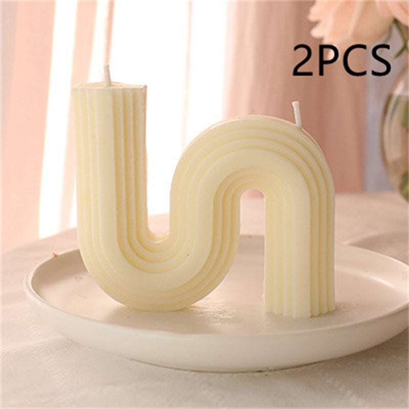 Geometric Handmade Aromatherapy Candles