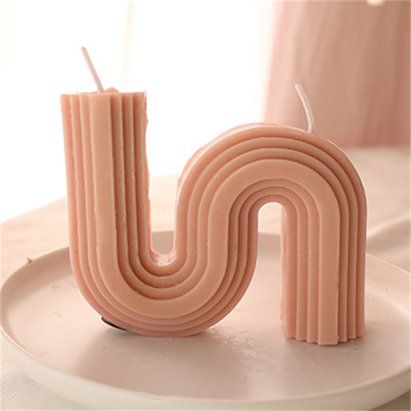 Geometric Handmade Aromatherapy Candles