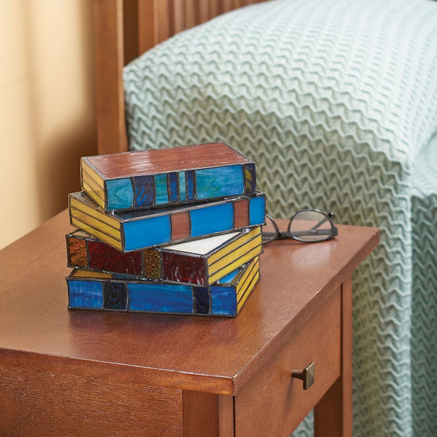Resin Stacked Books Lamp