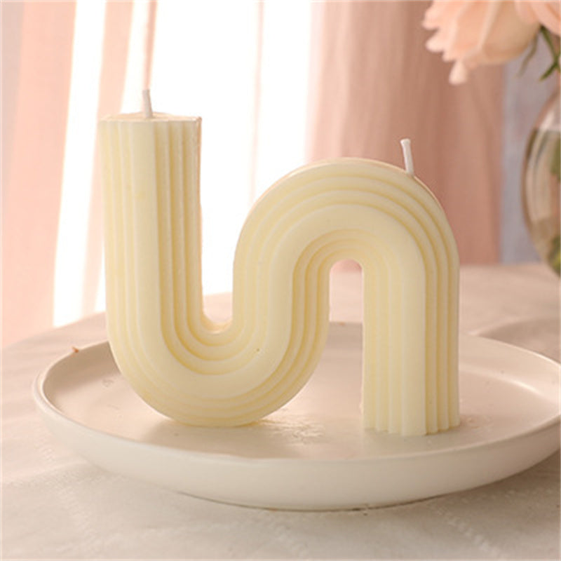 Geometric Handmade Aromatherapy Candles