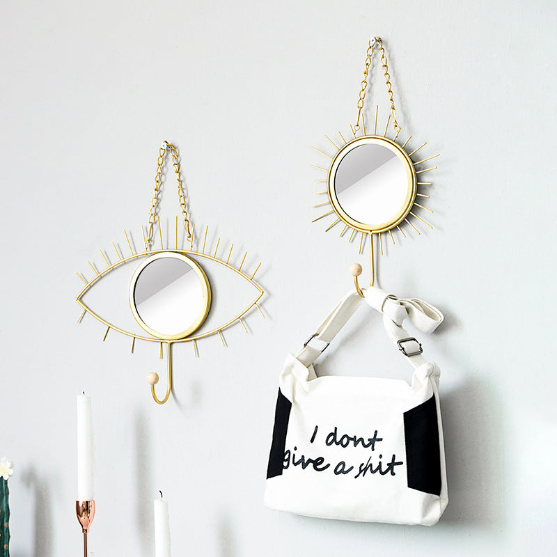 Geometric Eye Flower Mirror