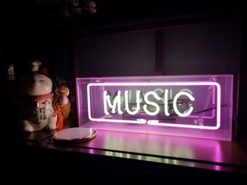 LED Lettered Neon Box Sign