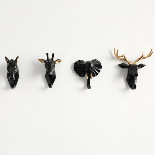 Animal Head Coat Hooks
