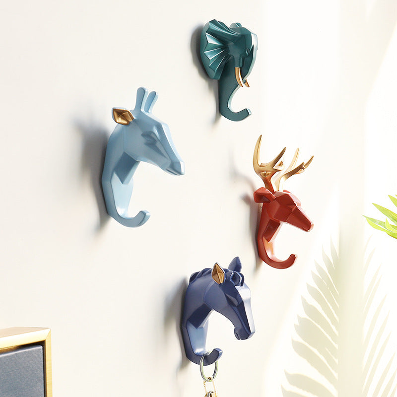 Animal Head Coat Hooks
