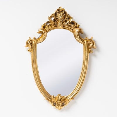 Gold Retro Framed Mirror