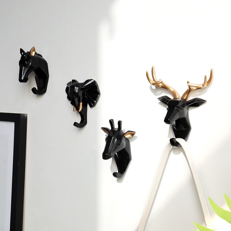 Animal Head Coat Hooks