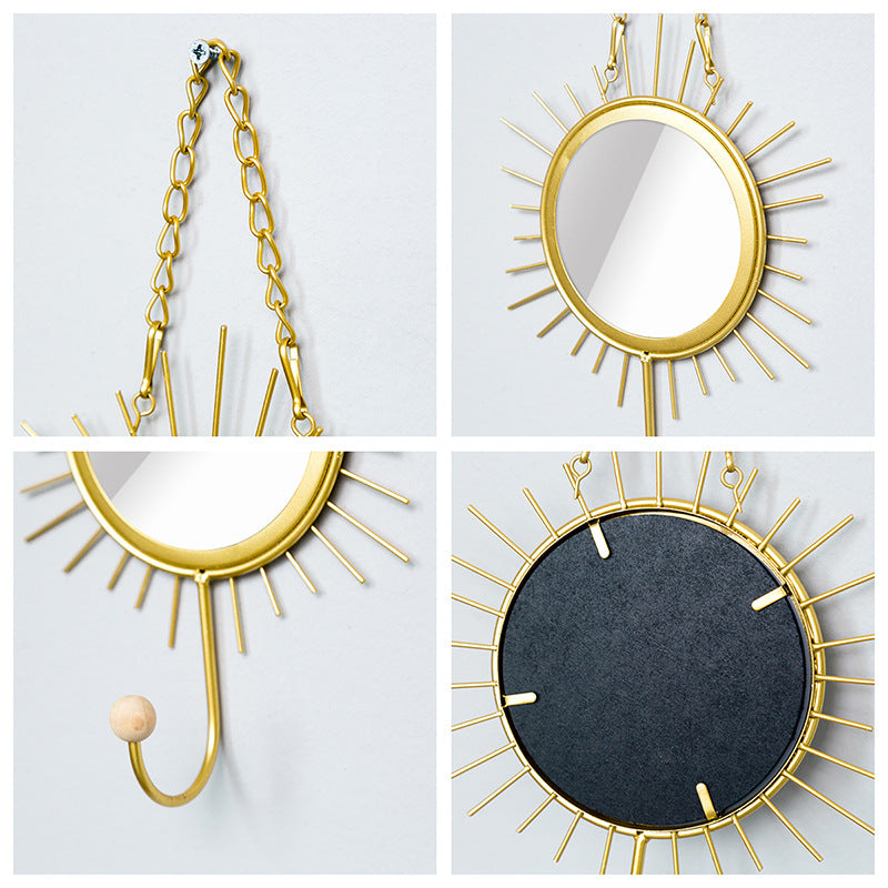 Geometric Eye Flower Mirror