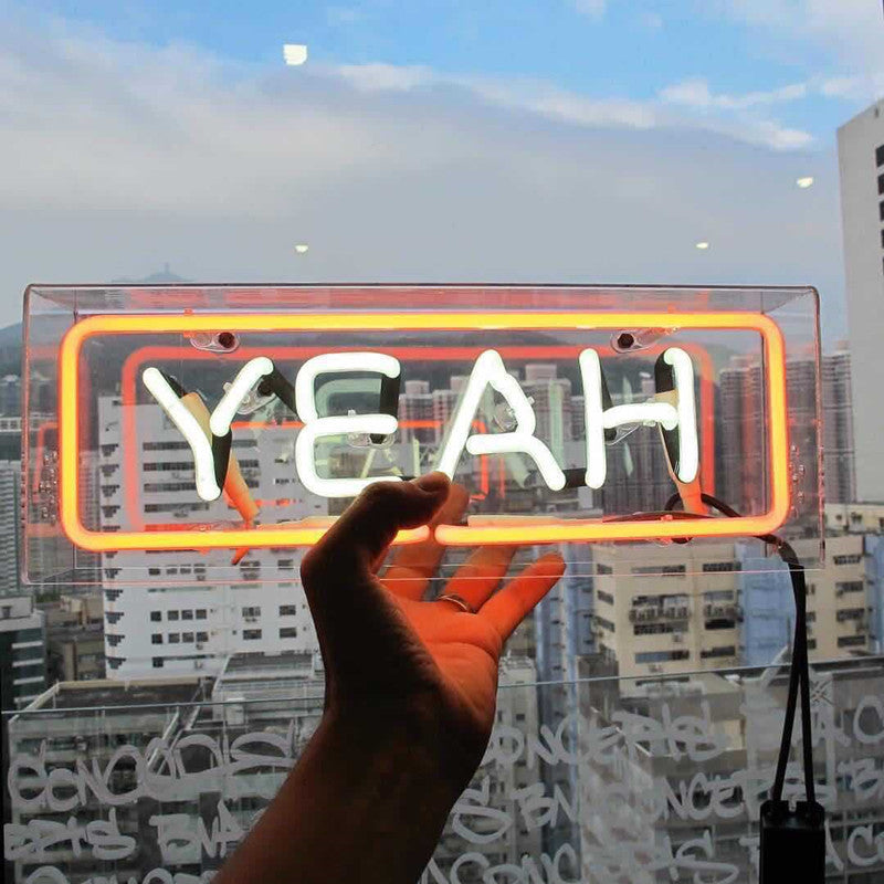 LED Lettered Neon Box Sign