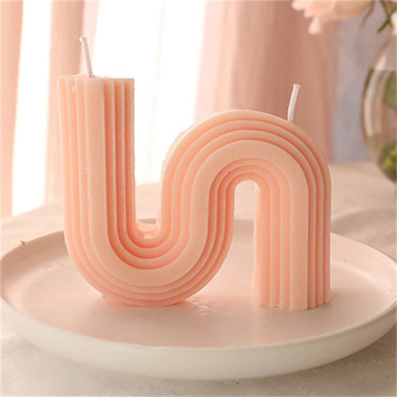 Geometric Handmade Aromatherapy Candles