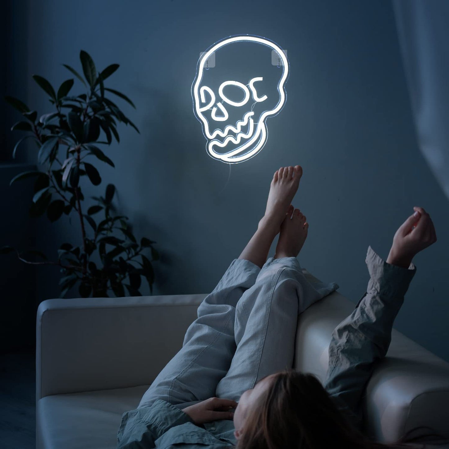 Neon Skull Light LED