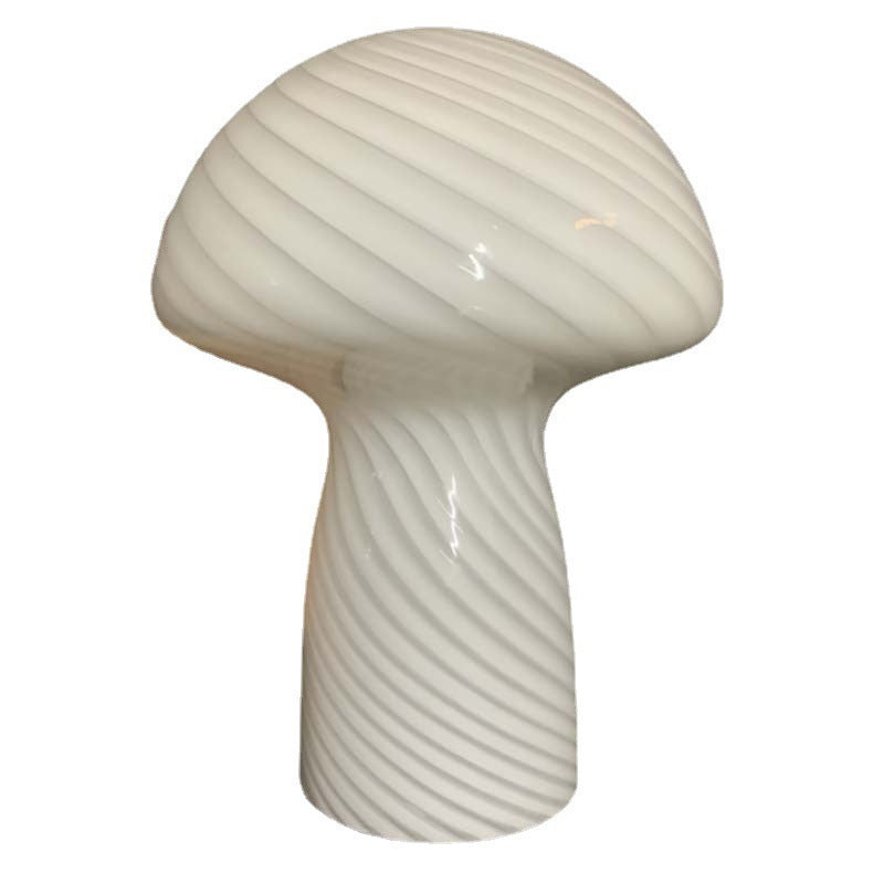 Glass Mushroom Table Lamp