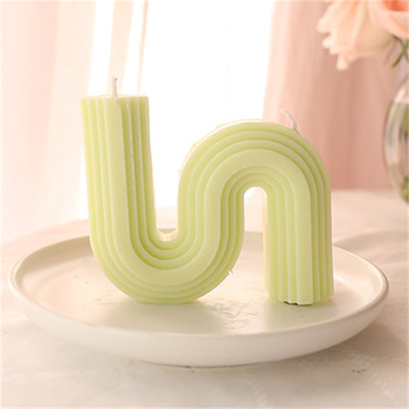 Geometric Handmade Aromatherapy Candles