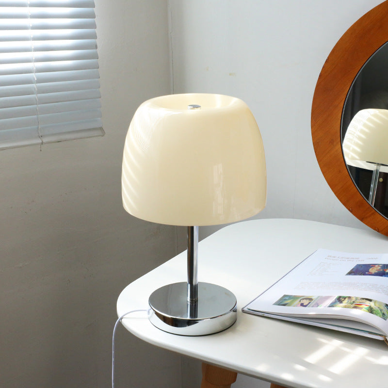 Retro Wrought Iron Glass Table Lamp
