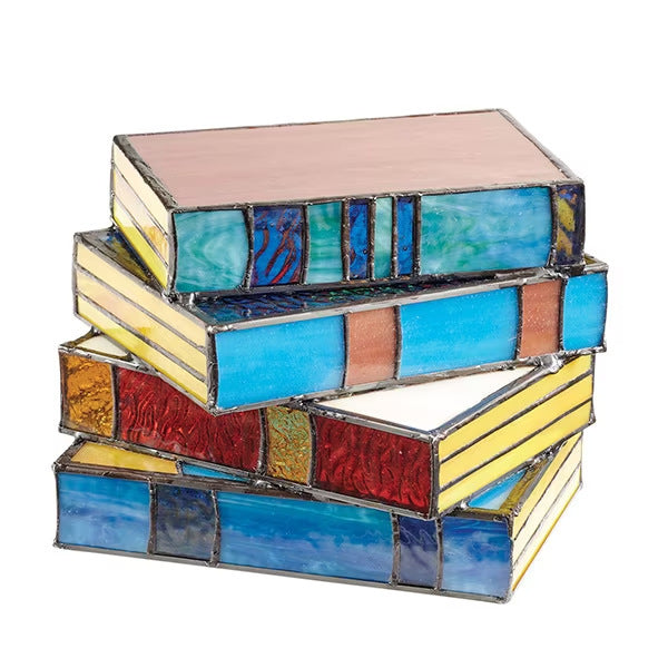 Resin Stacked Books Lamp