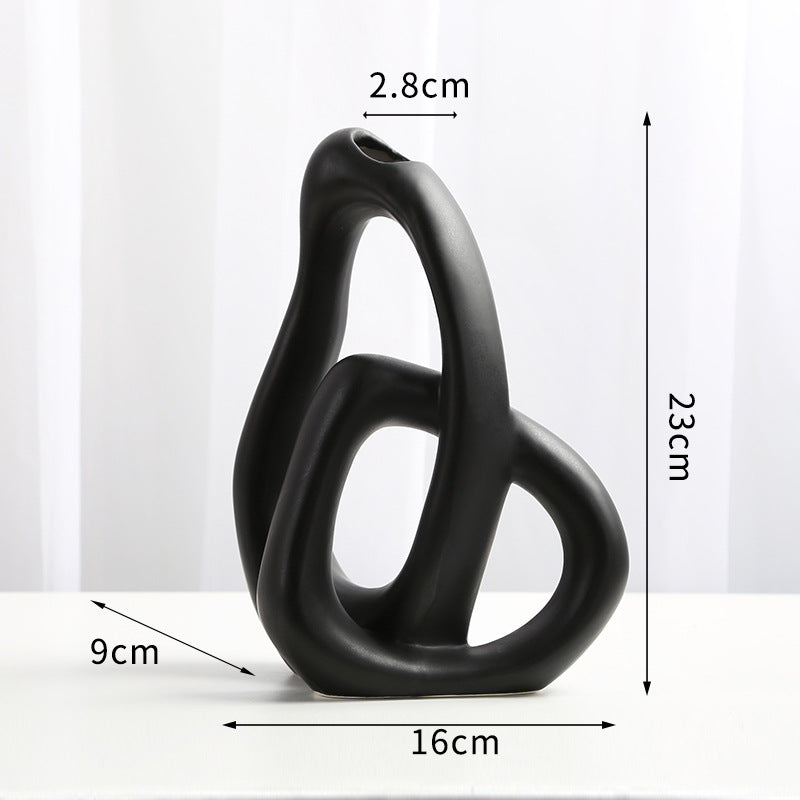 Heart-shaped Ceramic Vase