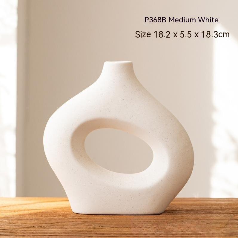 Ceramic Irregular Circle Vase