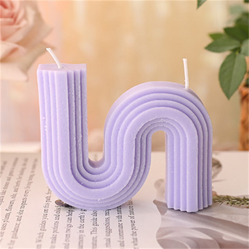 Geometric Handmade Aromatherapy Candles