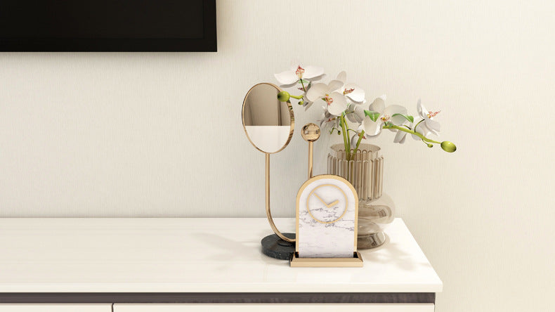 Modern Luxury Wrought Iron Makeup Mirror