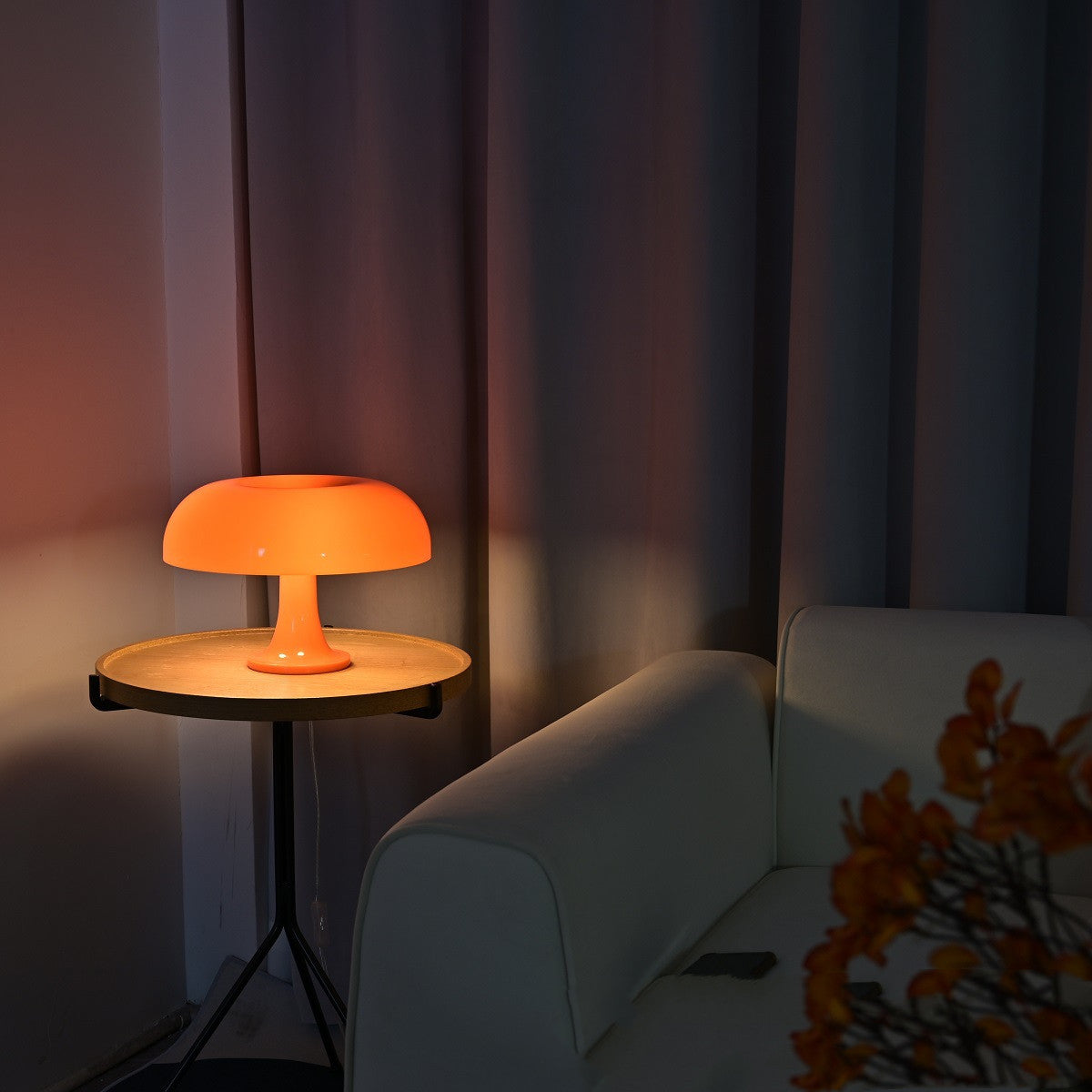 Wide Mushroom Decorative Table Lamp