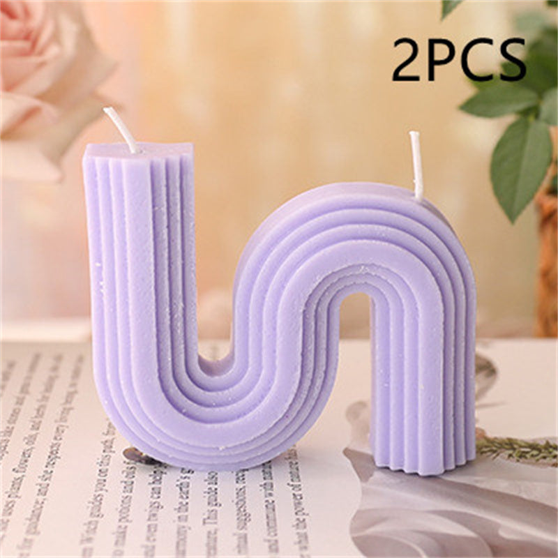Geometric Handmade Aromatherapy Candles