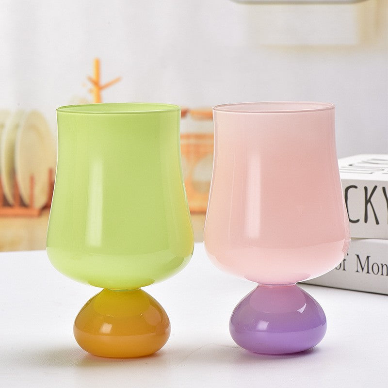 Glass Tulip Mug
