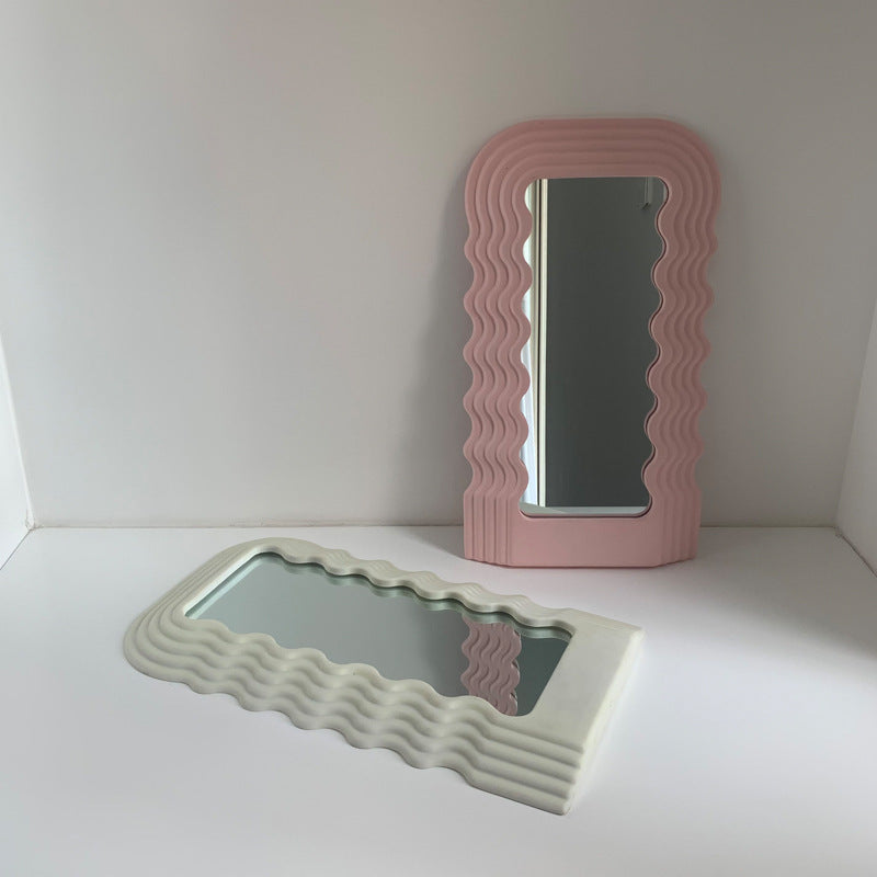 Wave Mirror Desktop Makeup Mirror