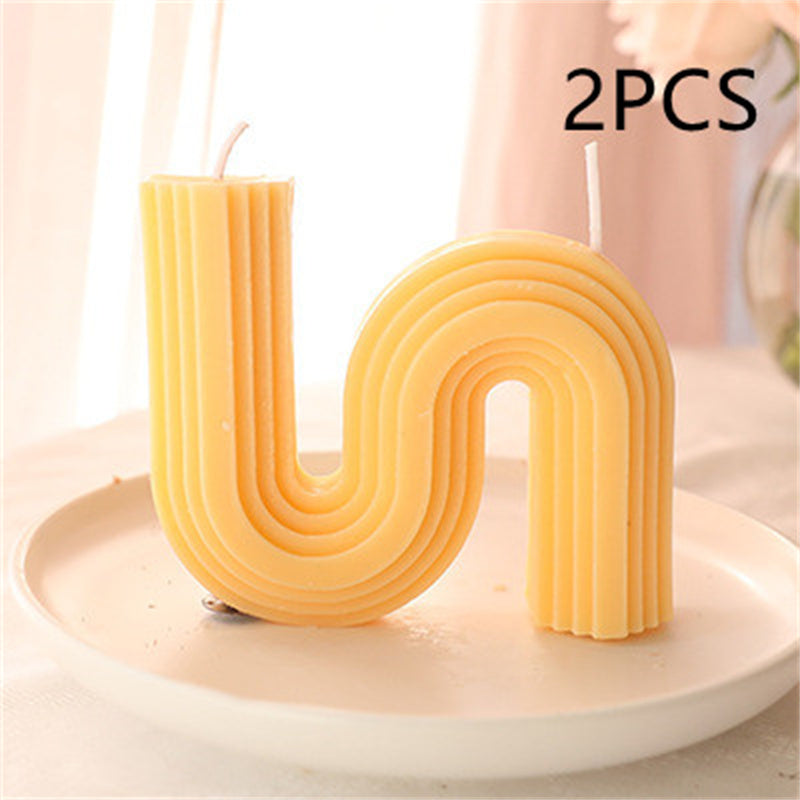 Geometric Handmade Aromatherapy Candles
