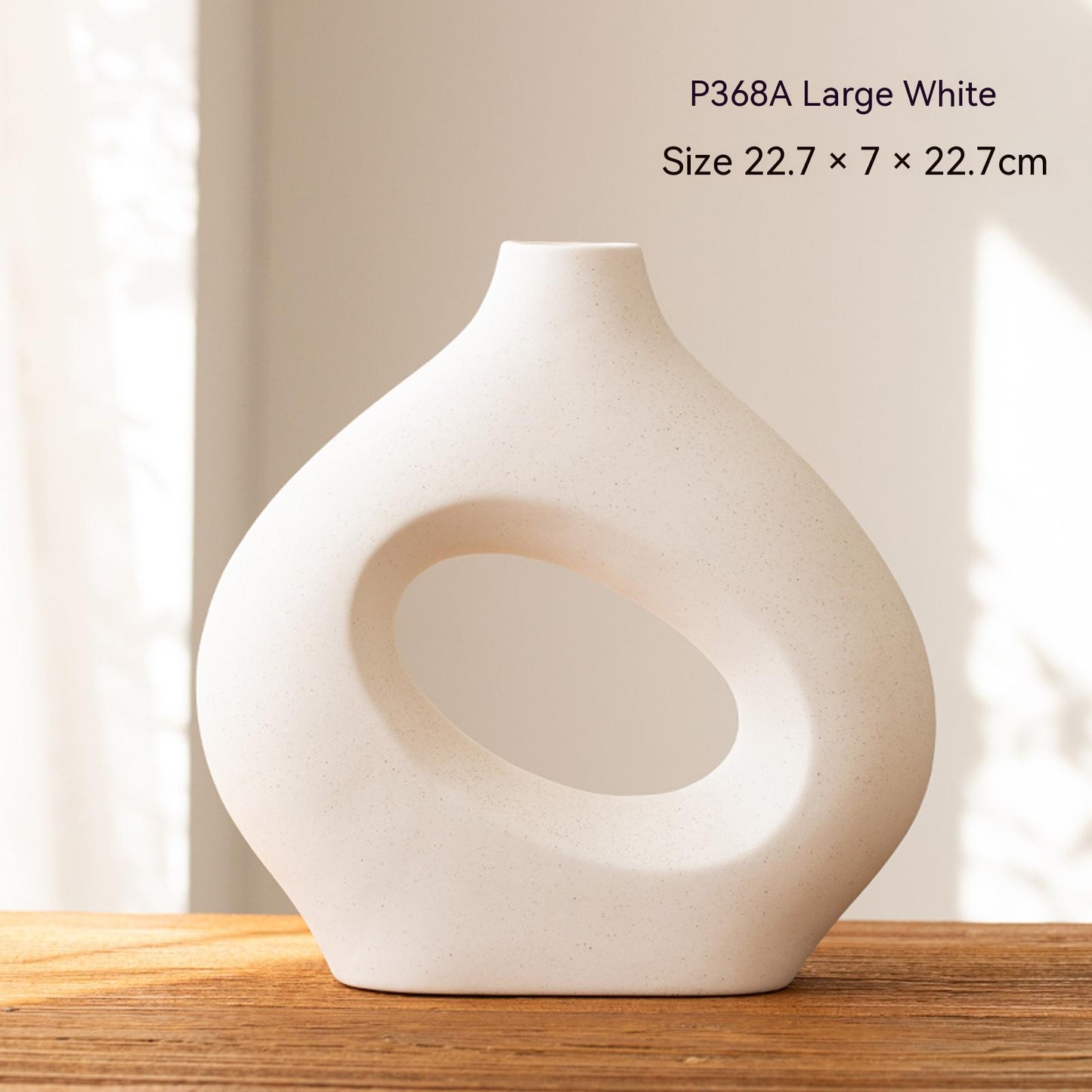 Ceramic Irregular Circle Vase