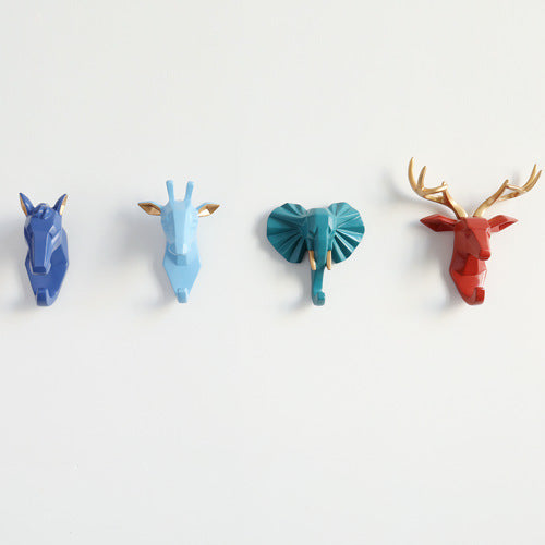 Animal Head Coat Hooks