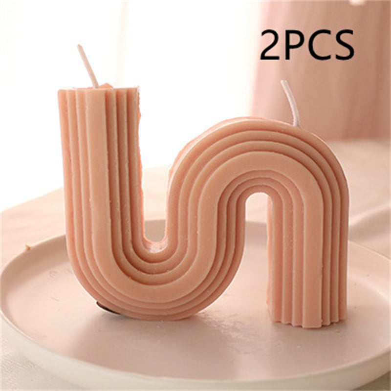 Geometric Handmade Aromatherapy Candles