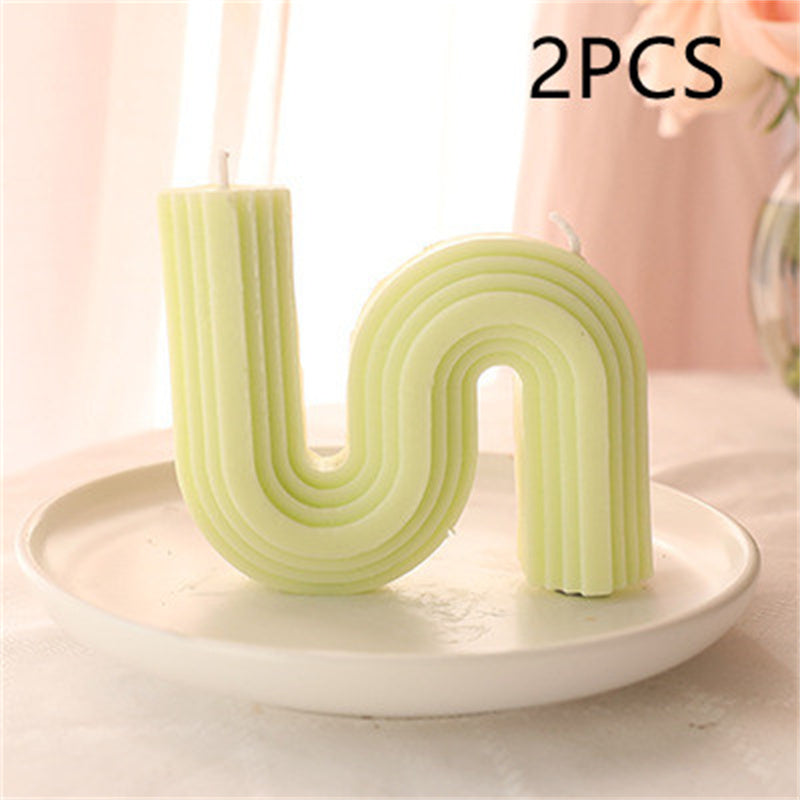 Geometric Handmade Aromatherapy Candles