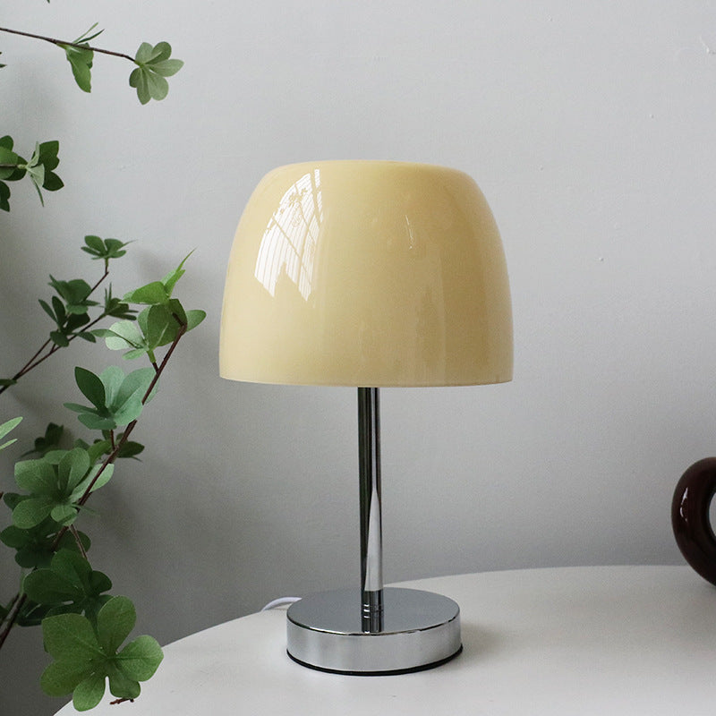 Retro Wrought Iron Glass Table Lamp