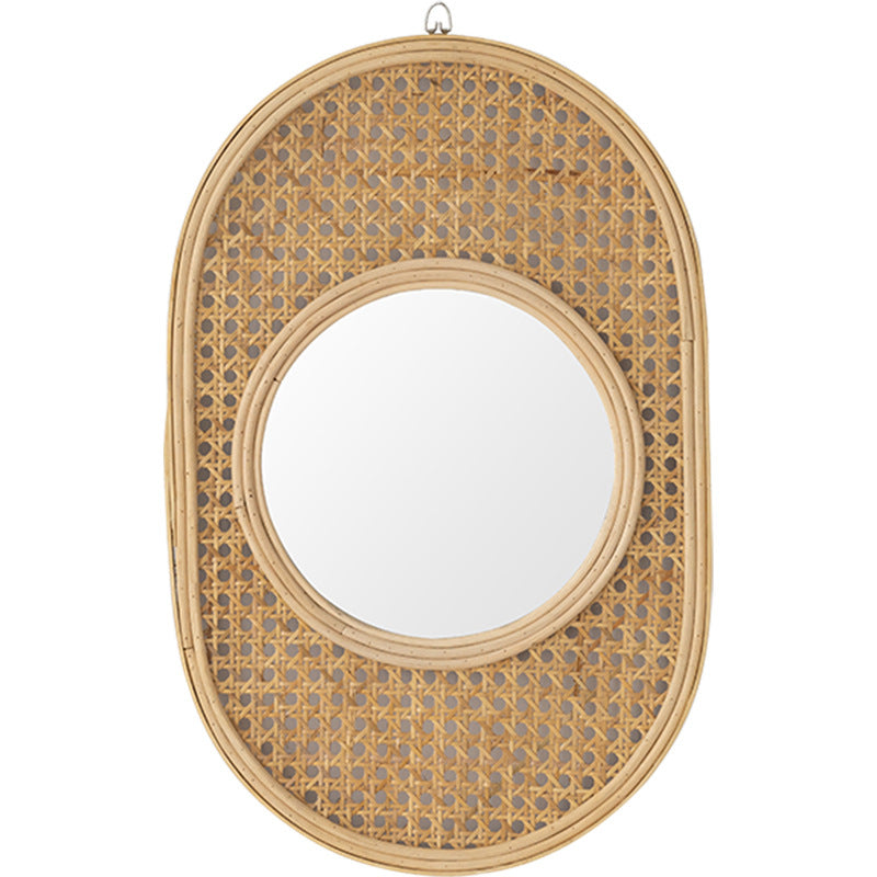 Rattan Decorative Wall Mirror