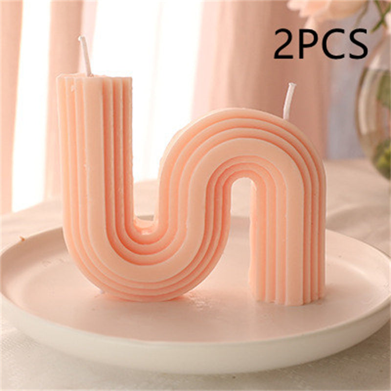 Geometric Handmade Aromatherapy Candles