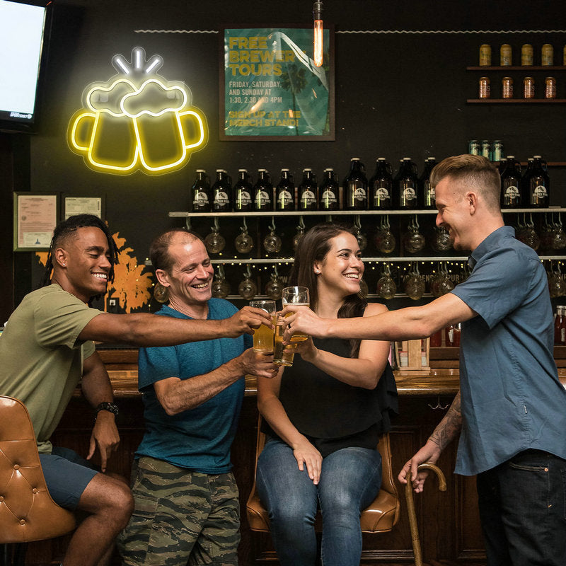 Beer Cheers Neon LED Lights