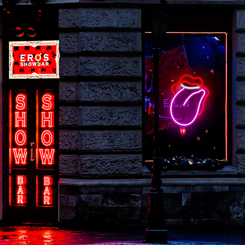 Neon Light Tongue