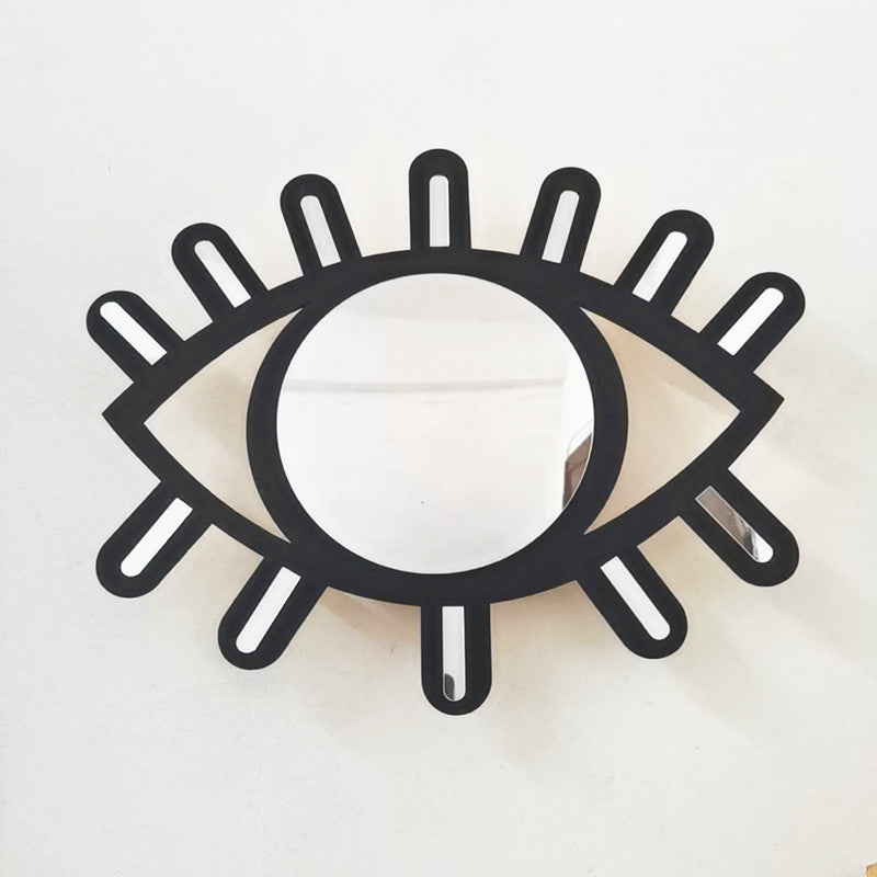 Wooden Eye Wall Mirror