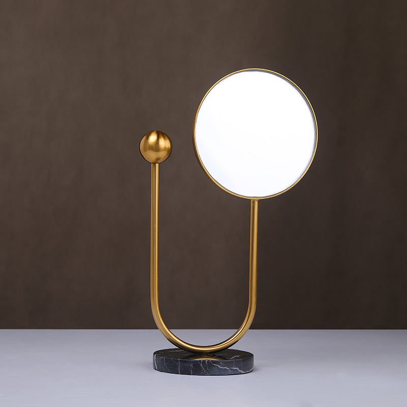 Modern Luxury Wrought Iron Makeup Mirror
