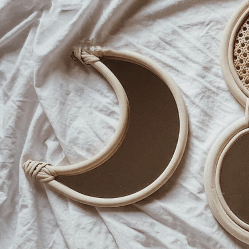 Handmade Rattan Mirror