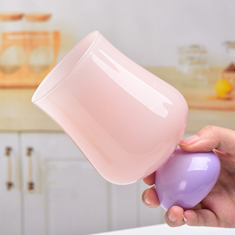 Glass Tulip Mug