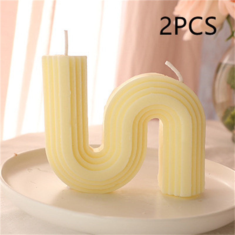 Geometric Handmade Aromatherapy Candles