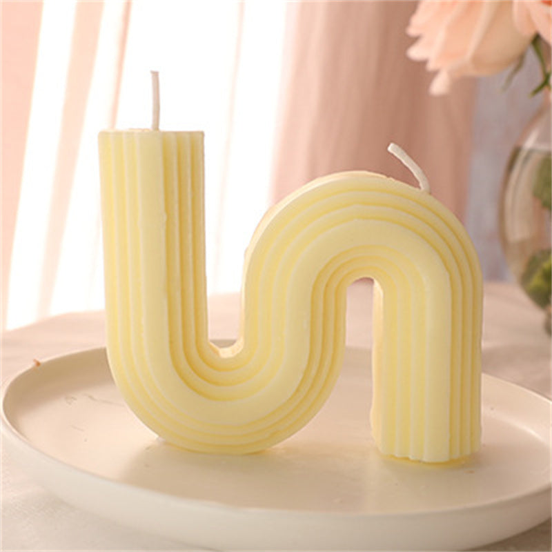 Geometric Handmade Aromatherapy Candles