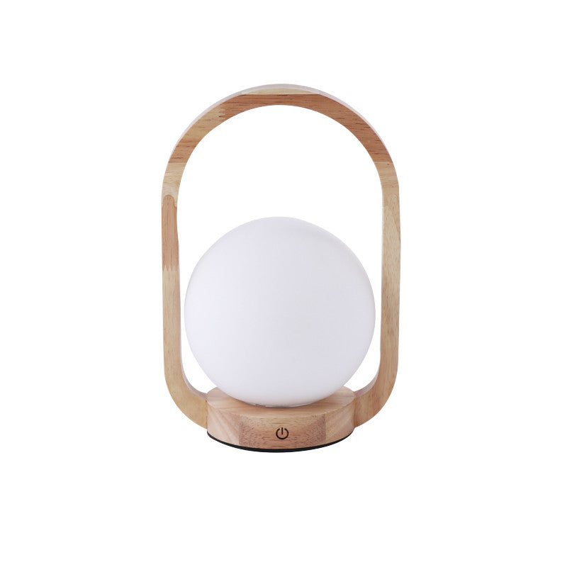 Dimmable Bedside Glass Table Lamp