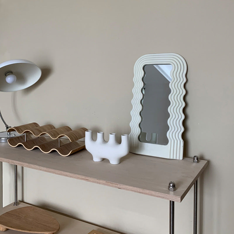 Wave Mirror Desktop Makeup Mirror