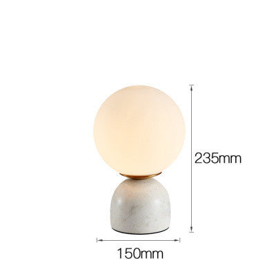 Bedside Study Glass Lamp
