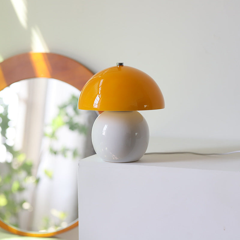 Bedside Ceramic Glass Lamp