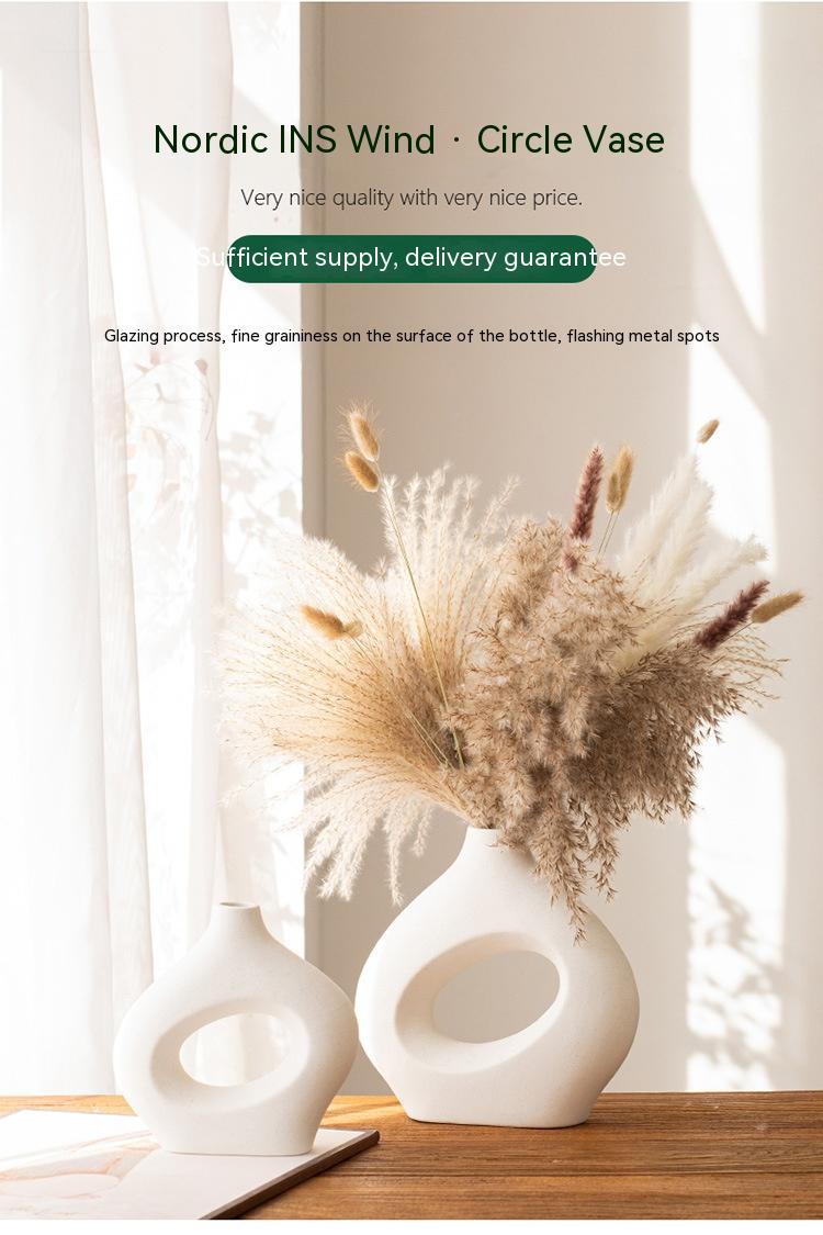 Ceramic Irregular Circle Vase