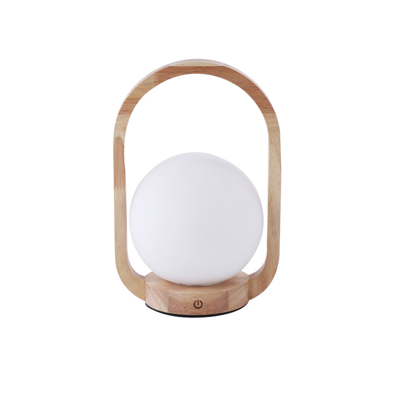 Dimmable Bedside Glass Table Lamp