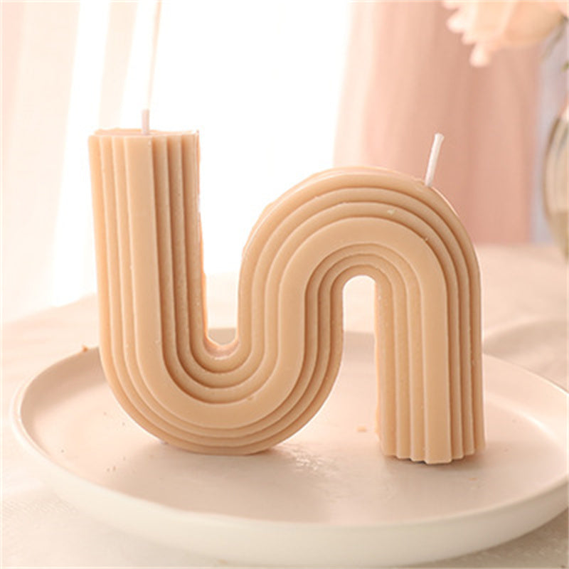 Geometric Handmade Aromatherapy Candles