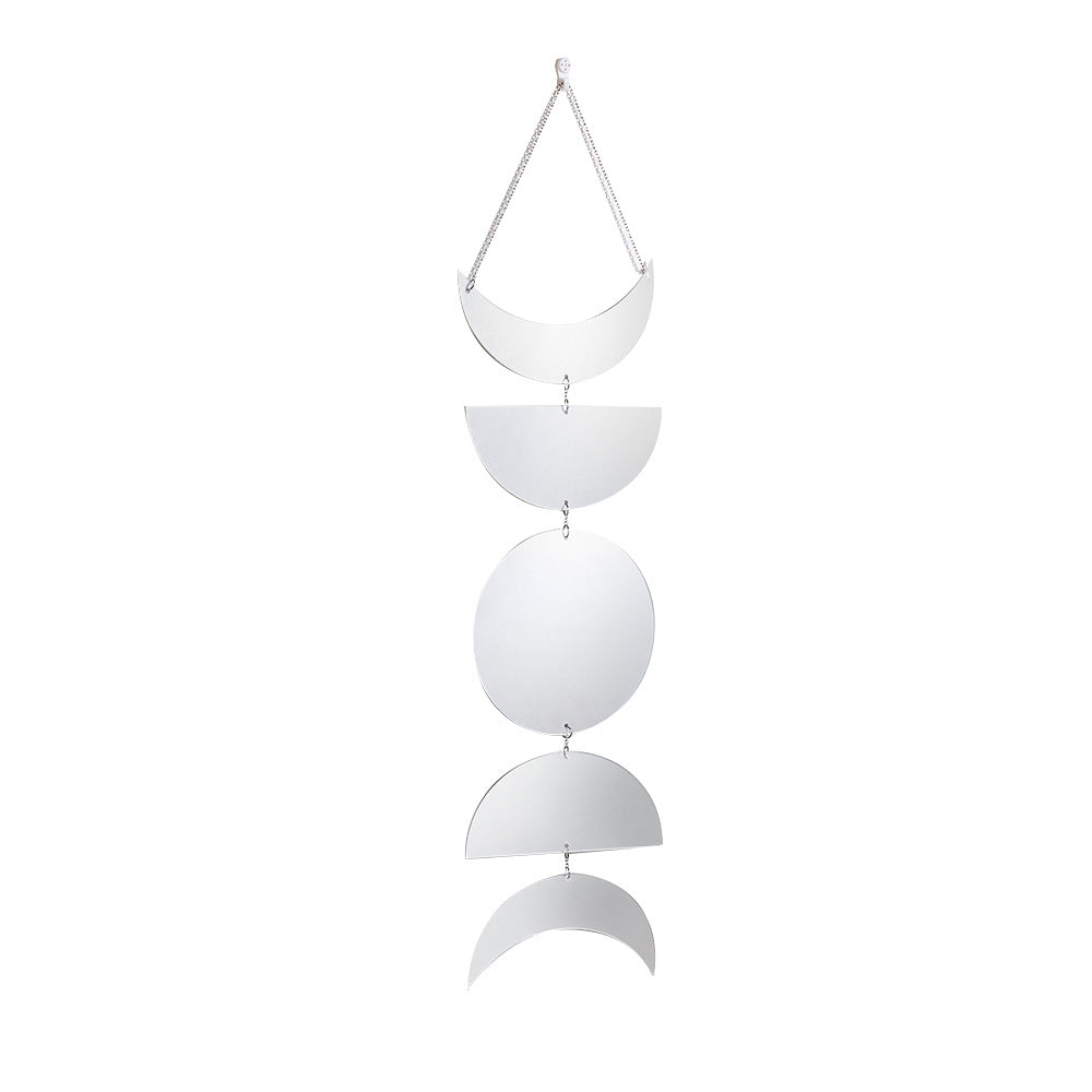 Wall Hanging Sun And Crescent Acrylic Mirror
